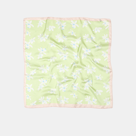 Écharpes d'été en polyester à fleurs mélangées, collection Simple Series Sweet Flower, coloris assortis
