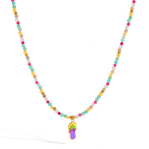 Ensembles De Bijoux Pour Femmes En Acier Inoxydable, Acrylique Doré, Forme Géométrique Simple Et Élégante, Pour Le Quotidien. h5 Image4