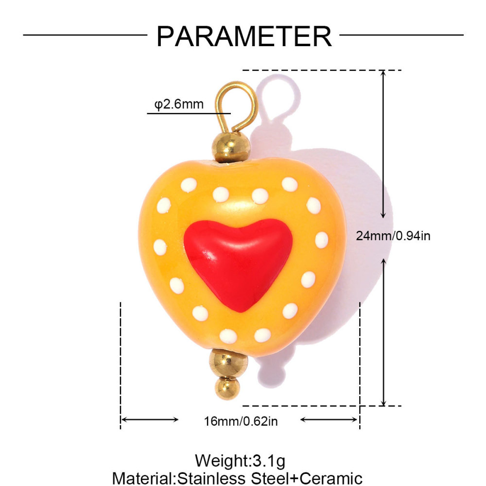 Pendentifs Pour Femmes, Collection Romantique, Forme Irrégulière, Fruits, En Acier Inoxydable Étanche, Couleur Or