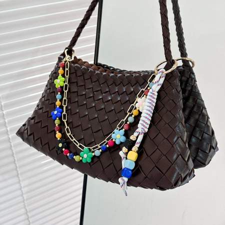 Breloques pour sac en résine de couleurs assorties, collection Simple Series Sweet Flower Twist