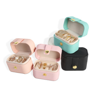 Boîtes À Bijoux Rectangulaires En Pu De La Série Simple Daily h5 Image2