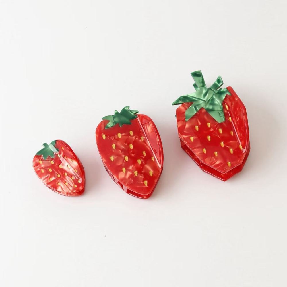 Pinces À Cheveux Simple Series Sweet Strawberry Acetate Image2