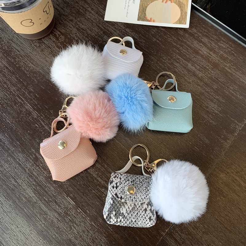 Porte-Clés Trèfle En Pu Uni Couleur Quotidienne De La Série Simple Image3