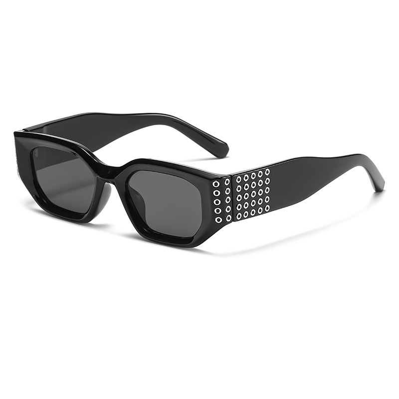 Lunettes De Soleil Rondes Rétro Simple Series Couleur Unie