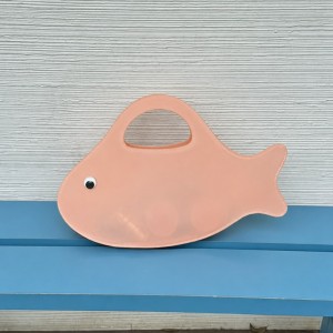 Sac À Main Femme Style Décontracté En Pvc Transparent Uni À Motif De Poisson Et D'Océan h5 Image4
