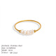 Couleur or/Taille de bague 6
