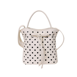 Sac Seau Pour Femme En Pu À Pois, Style Parisien Chic h5