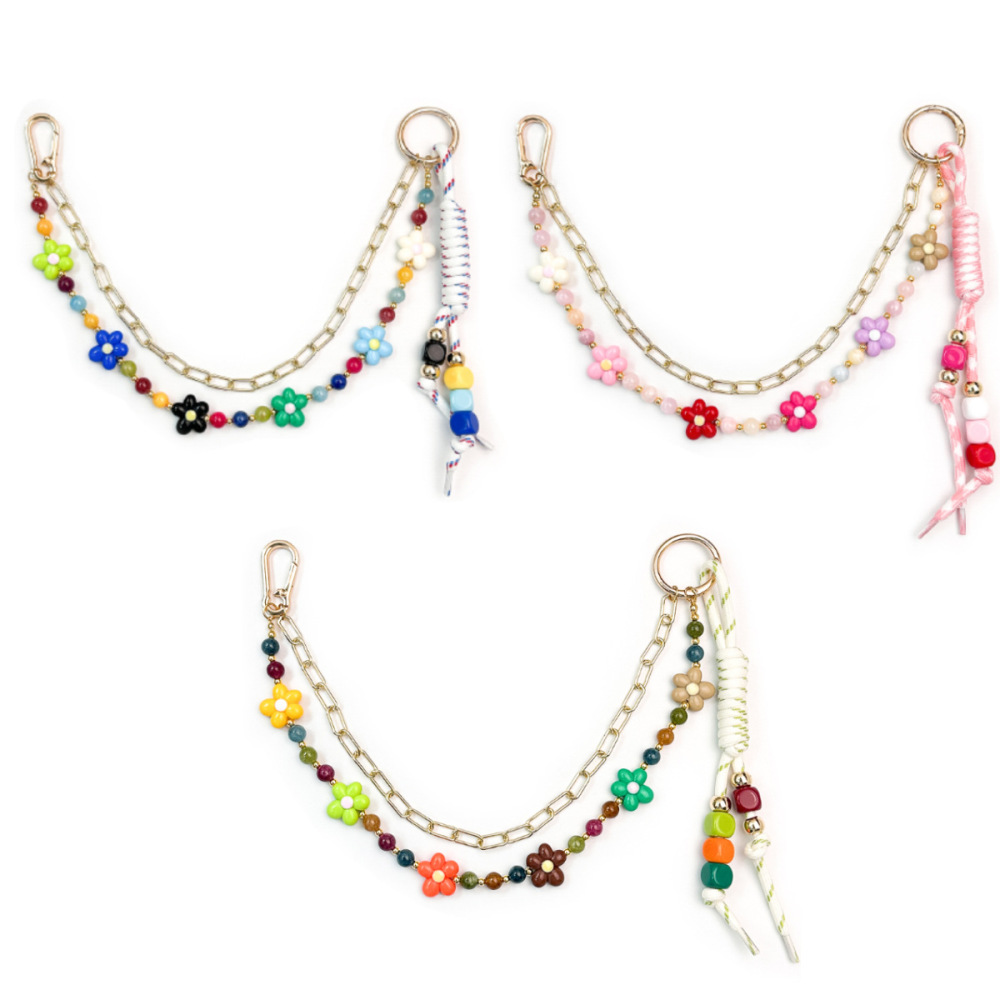 Breloques Pour Sac En Résine De Couleurs Assorties, Collection Simple Series Sweet Flower Twist Image4