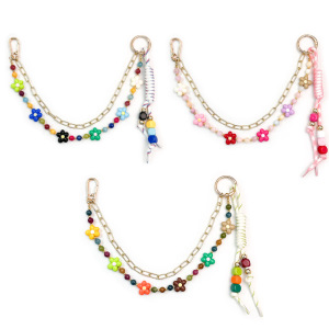 Breloques Pour Sac En Résine De Couleurs Assorties, Collection Simple Series Sweet Flower Twist h5 Image4