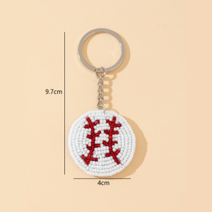 Porte-Clés En Alliage De Forme Géométrique, Série Simple Sports h5