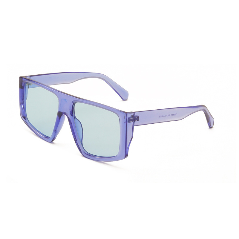 Lunettes De Soleil Rétro Simple Series À Imprimé Léopard Uni 