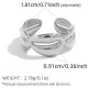 couleur argent/Taille unique/Style 1