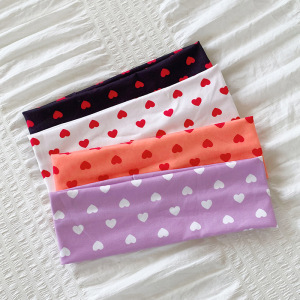 Bandeaux Pour Cheveux En Tissu Uni Couleur Cœur, Collection Simple h5 Image5