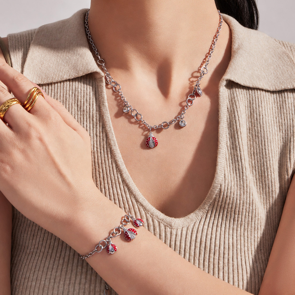 Colliers Pendentifs Pour Femmes, Collection Luxueuse, Motif Animal Mignon, En Acier Inoxydable Étanche Couleur Or Image4