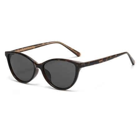 Lunettes de soleil rétro Simple Series à imprimé léopard dégradé uni 2