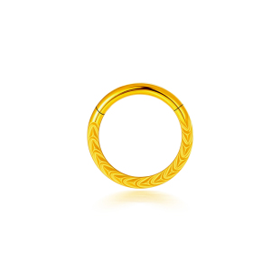 Piercing De Nez Pour Femme, En Acier Inoxydable, Couleur Or, Avec Zircon Et Motif Floral En Forme De Cœur. h5 