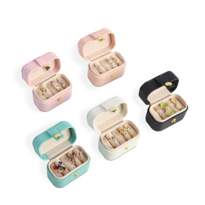 Boîtes À Bijoux Rectangulaires En Pu De La Série Simple Daily h5 Image4