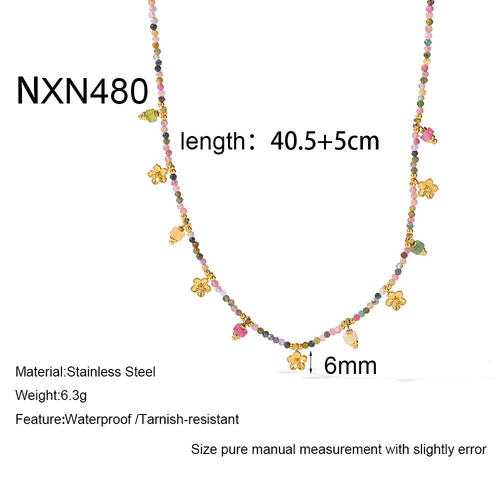 Colliers Pendentifs Pour Femmes, En Acier Inoxydable Étanche, Couleur Or, Avec Pompon, Collection Simple Series 