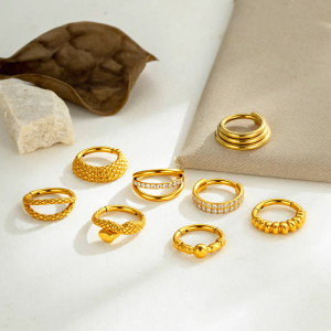 Piercing De Nez Pour Femme, Motif Serpent Simple, En Acier Inoxydable, Étanche, Couleur Or Et Zircon. h5 Image4