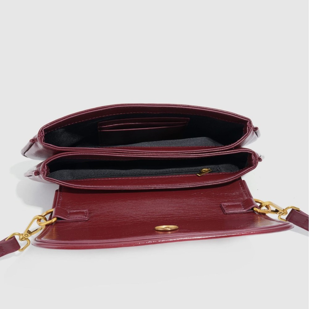 Sacs À Bandoulière Femme En Pu Uni Style Bureau Image4