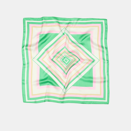 Écharpes d'été en polyester à rayures quotidiennes, couleurs et formes géométriques, de la collection Simple Series