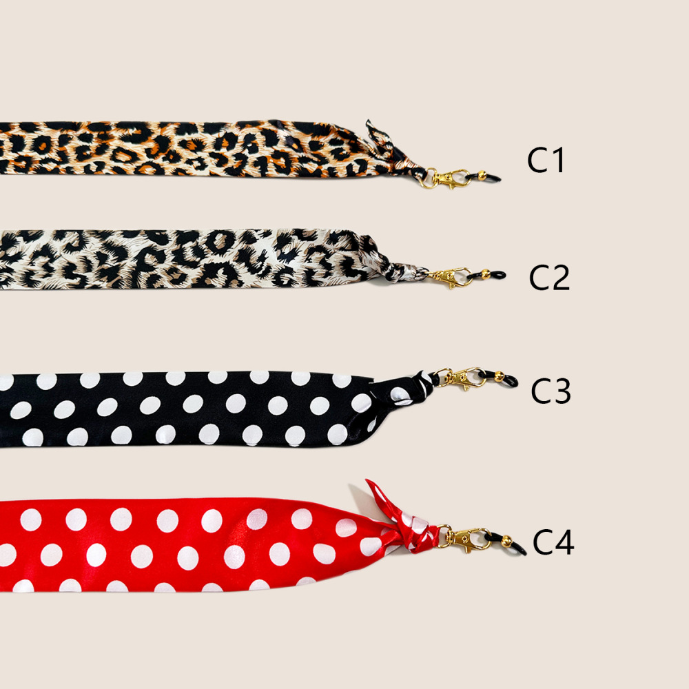 Lunettes De Soleil En Polyester À Imprimé Léopard Et Pois, Collection Simple Series, Avec Accessoires. Image3