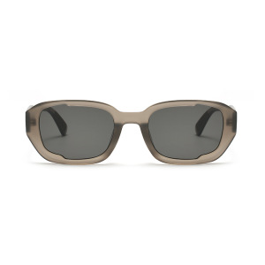 Lunettes De Soleil Simple Series Rétro Forme Irrégulière Couleur Unie h5 Image3