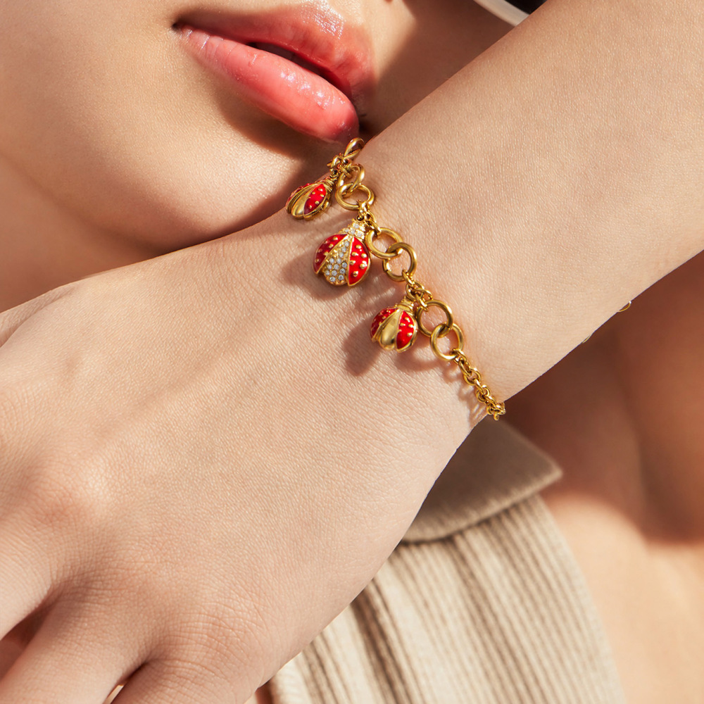 Colliers Pendentifs Pour Femmes, Collection Luxueuse, Motif Animal Mignon, En Acier Inoxydable Étanche Couleur Or Image3