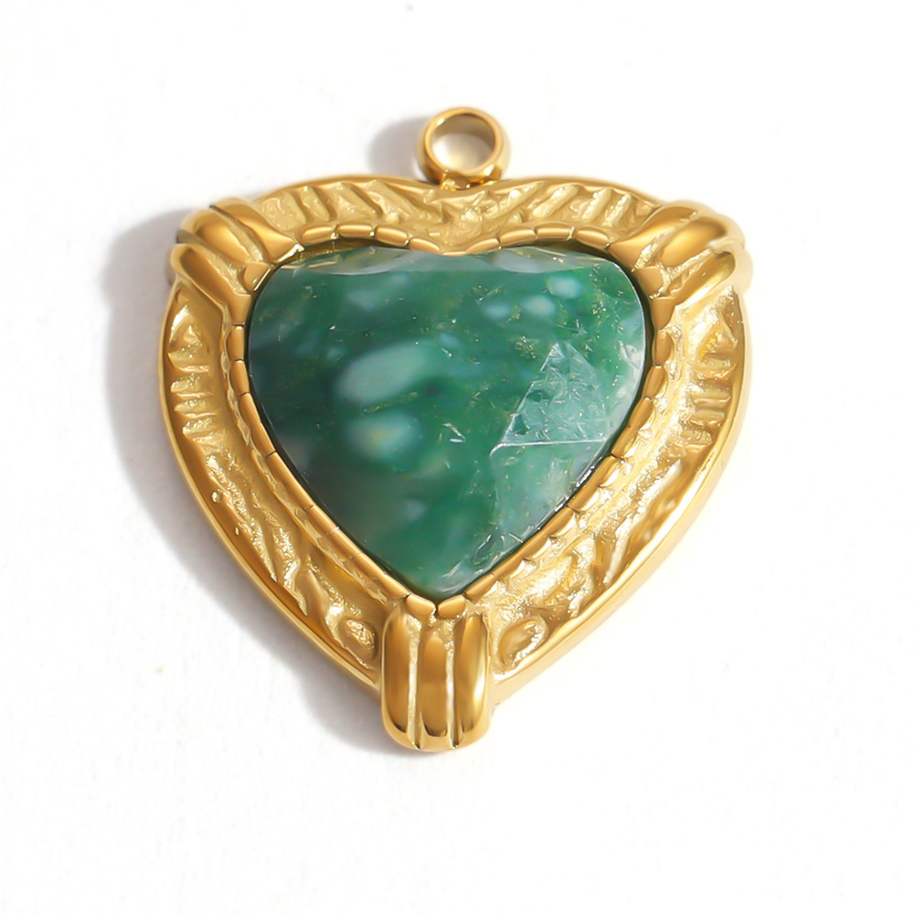 Pendentifs À Faire Soi-Même En Acier Inoxydable Étanche Couleur Or, Style Océanique h5Image3