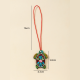 Motif tortue imitation diamant