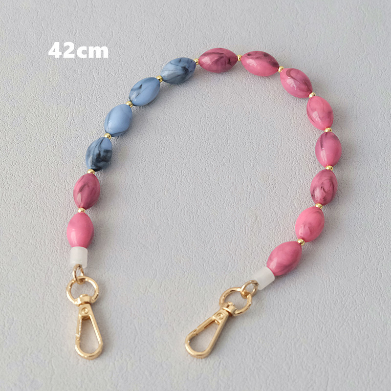 Chaîne De Téléphone Simple Series Casual Beads En Acrylique Multicolore 