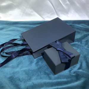 Boîtes À Bijoux En Papier Uni, Élégantes, Avec Nœud Papillon, Collection Simple h5 