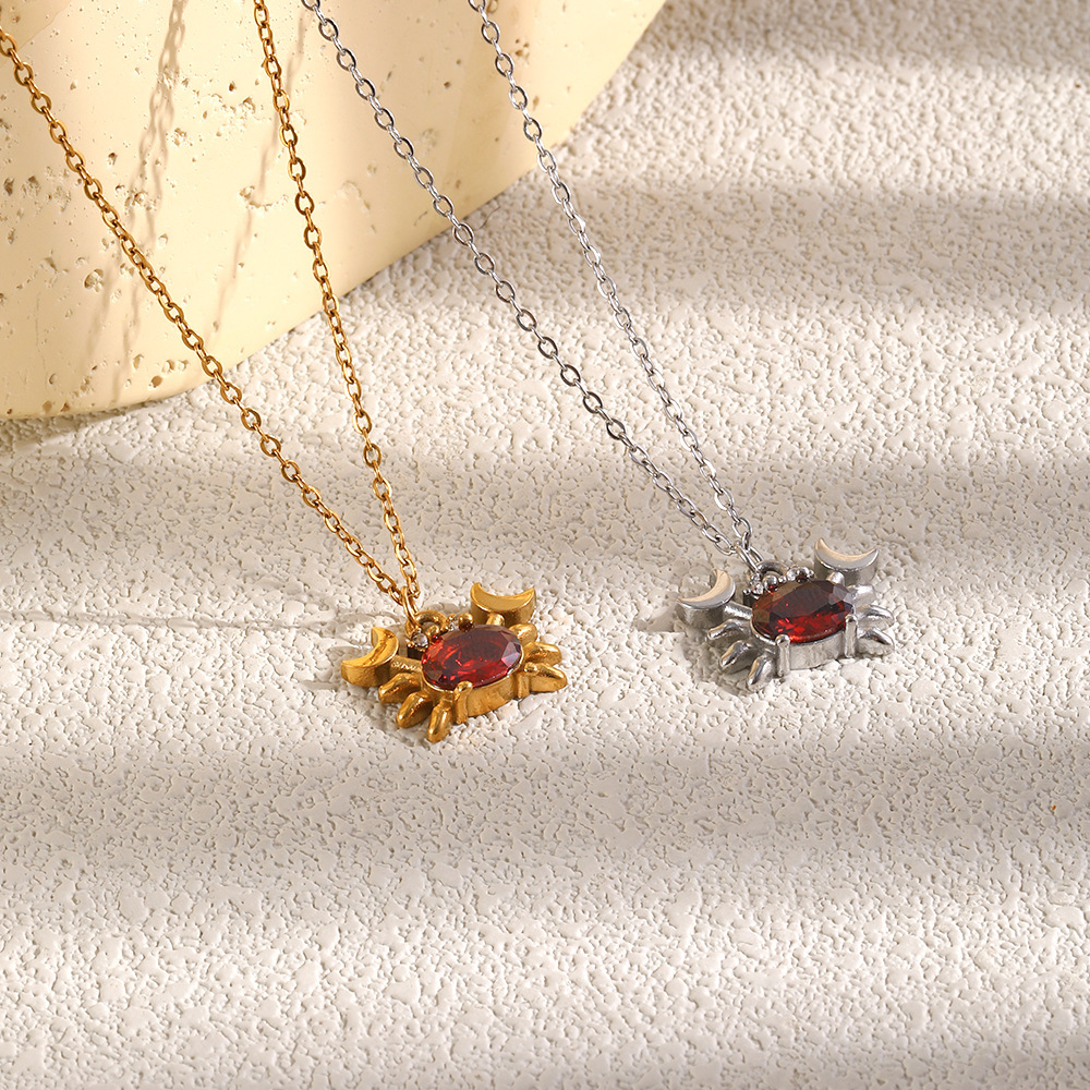 Colliers Pendentifs Pour Femmes, Collection Romantique, Motif Animal Mignon, En Acier Inoxydable Étanche, Couleur Or Image2
