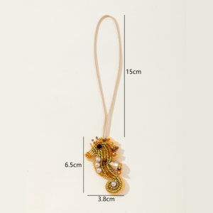 Collection Luxueuse De Perles Naturelles De Style Océanique, Breloques Pour Sacs En Corde Tressée h5 