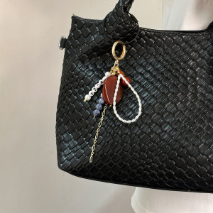 Série Simple Lettre Quotidienne Clé Cœur Perles Alliage Perle Artificielle Breloques De Sac h5 Image3