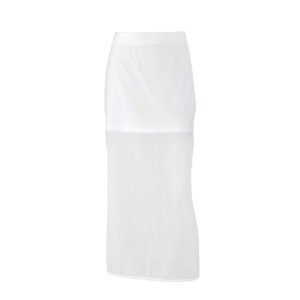 Jupe Midi Taille Haute Transparente, Simple Et Haut De Gamme h5 Image2