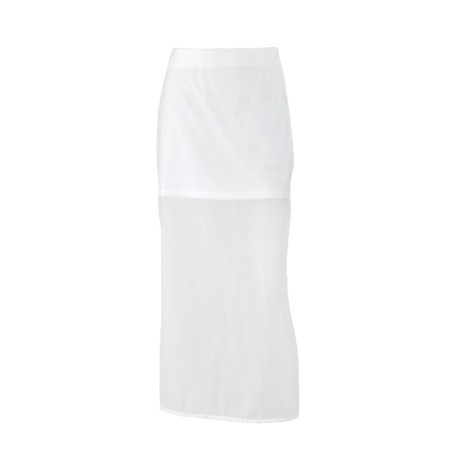 Jupe midi taille haute transparente, simple et haut de gamme 2
