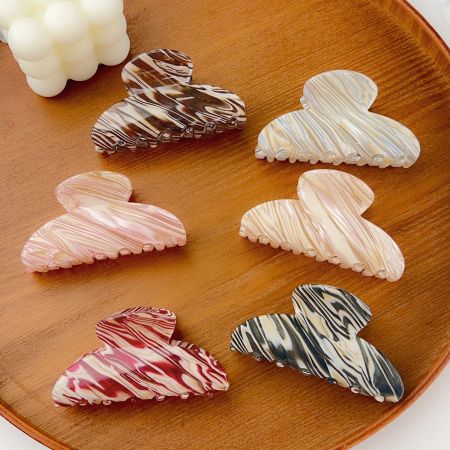 Pinces à cheveux Simple Series Daily Solid Color Gradient Color Acetate 2