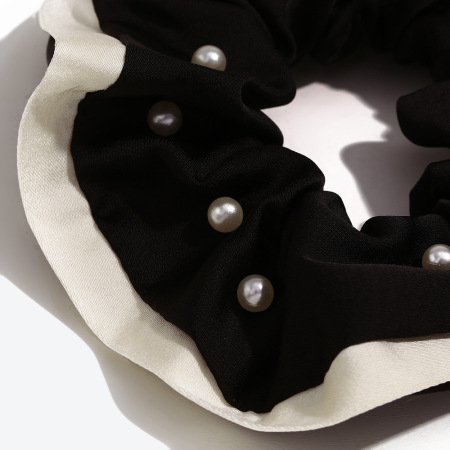 Chouchous en tissu multicolore élégant de la série Simple avec perles artificielles 2