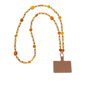 Chaîne De Perles En Résine, Style Décontracté, Forme Irrégulière, Pour Téléphone Et Sac h5 