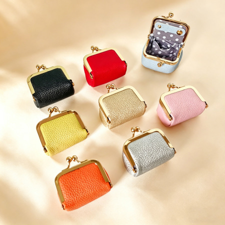 Sacs à bijoux rétro couleur unie en PU de la série Simple