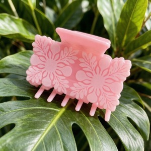 Pinces À Cheveux Ethniques Bohèmes À Fleurs, Couleur Unie, En Acétate h5