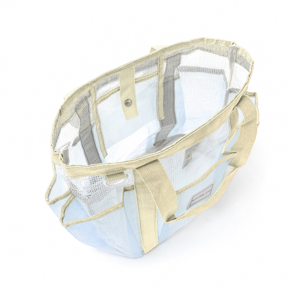 Sac Fourre-Tout Femme En Pvc Style Vacances / Pvc Transparent Uni Image3