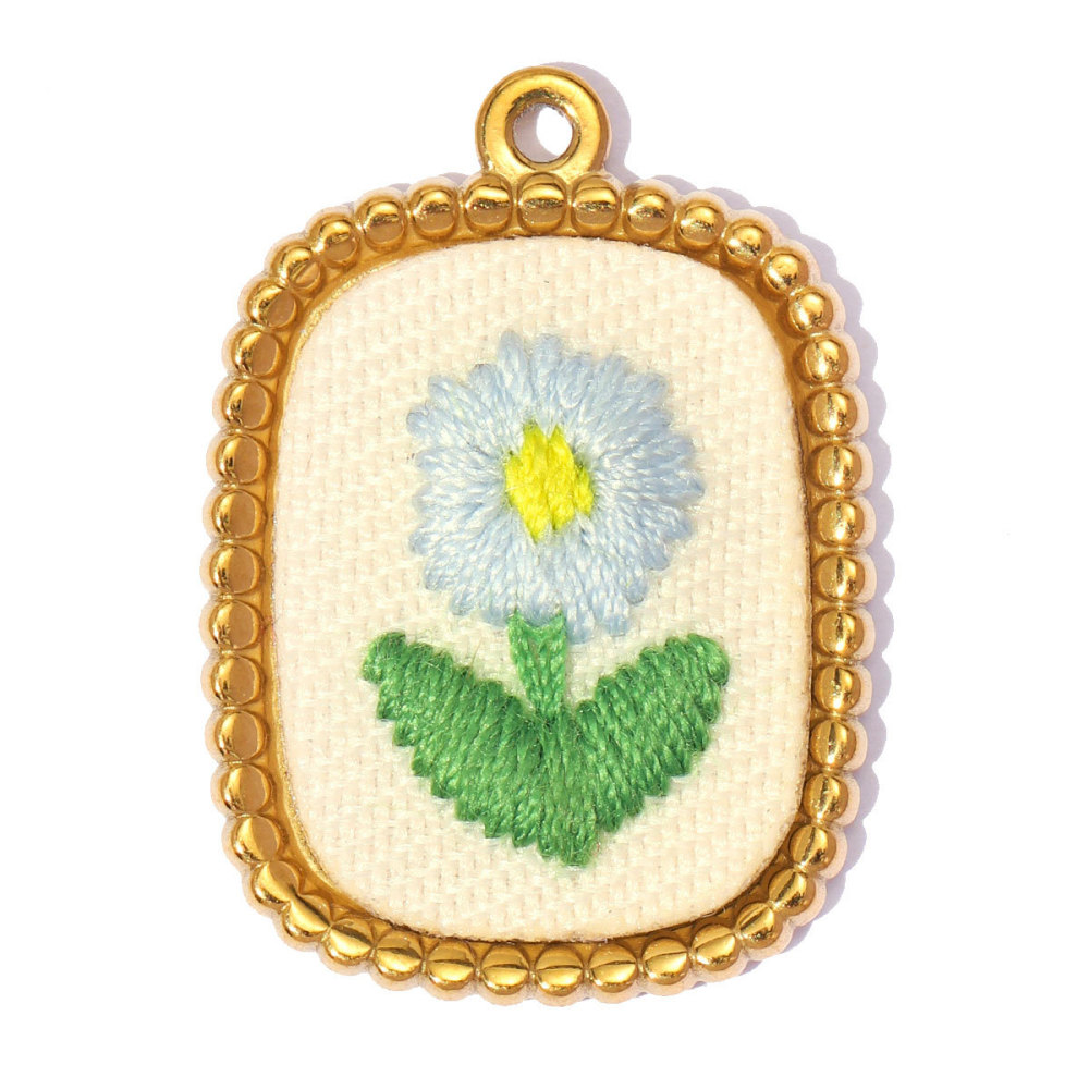 Pendentifs Pour Femmes, Collection Romantique, À Faire Soi-Même, En Forme De Fleur Irrégulière, En Acier Inoxydable Étanche, Couleur Or h5Image3