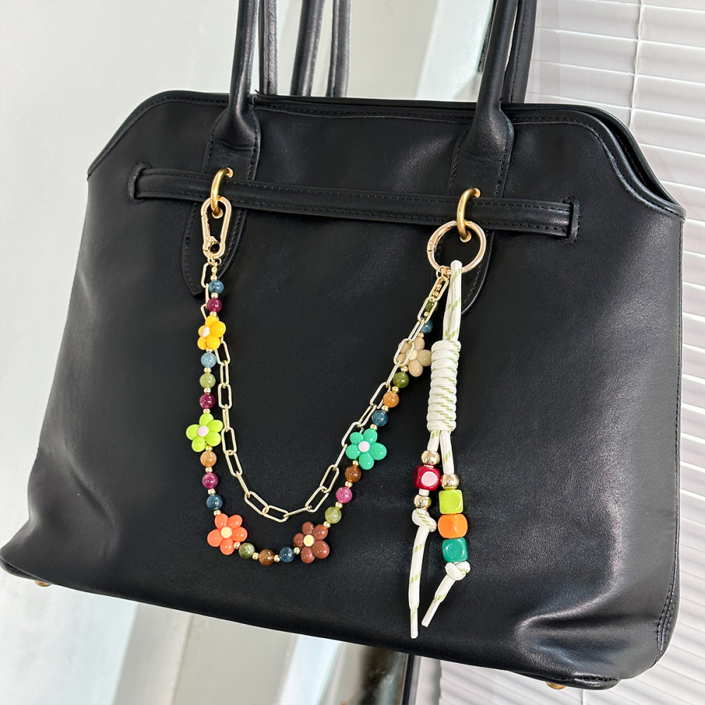 Breloques Pour Sac En Résine De Couleurs Assorties, Collection Simple Series Sweet Flower Twist Image3