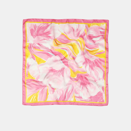 Écharpes d'été élégantes en polyester à dégradé de fleurs, collection Simple Series