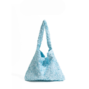 Sac Carré Pour Femme En Polyester Uni À Sequins, Style Décontracté h5 
