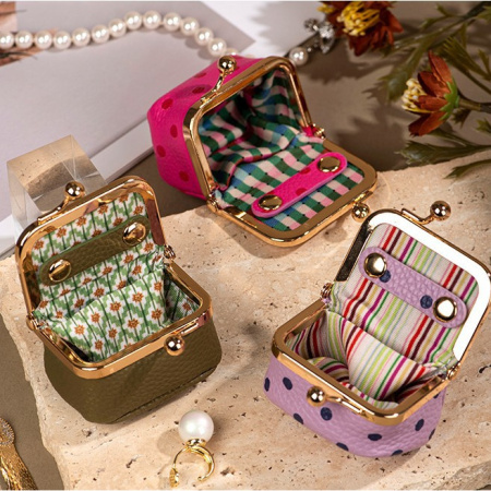 Boîtes à bijoux en PU à pois unis, style rétro, de la série Simple