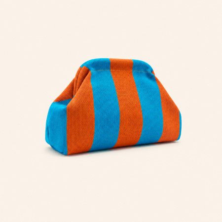Pochettes élastiques tissées en polyester tricoté, style décontracté, rayures tissées, couleurs mélangées 2