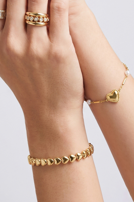 Bracelet de cœurs 2